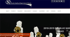 Desktop Screenshot of northstaffordband.com